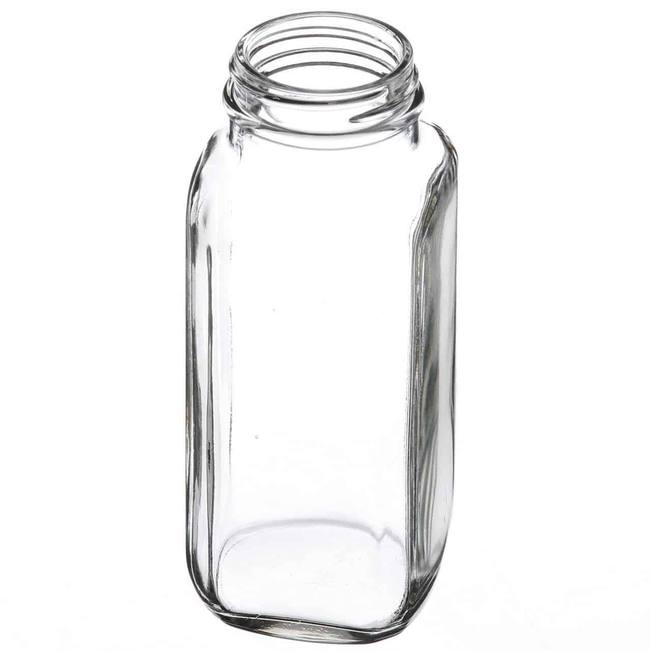 4oz French Square Jar w/ 33-400 Finish